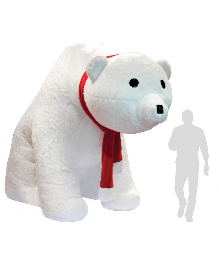 10' Inflatable Polar Bear