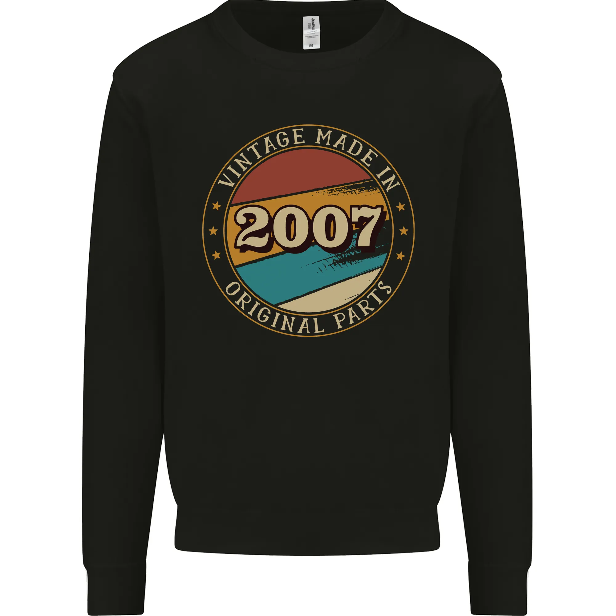 17th Birthday  Vintage Made In 2007 Mens Sweatshirt Jumper