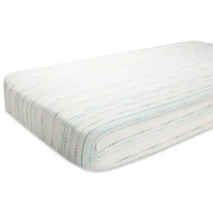 Aden and Anais - Cot Sheet - Bamboo Azure