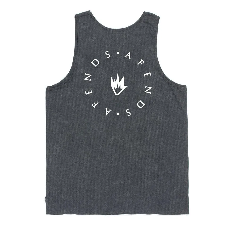 Afends Mens Flame Loop - Slim Fit Singlet