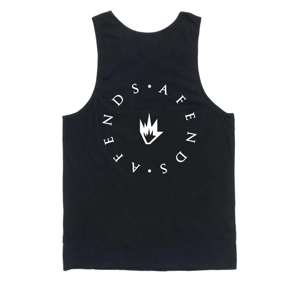 Afends Mens Flame Loop - Slim Fit Singlet