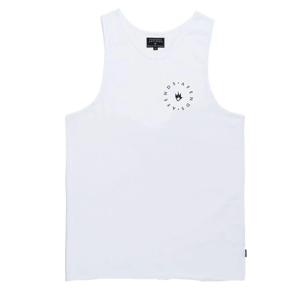 Afends Mens Flame Loop - Slim Fit Singlet