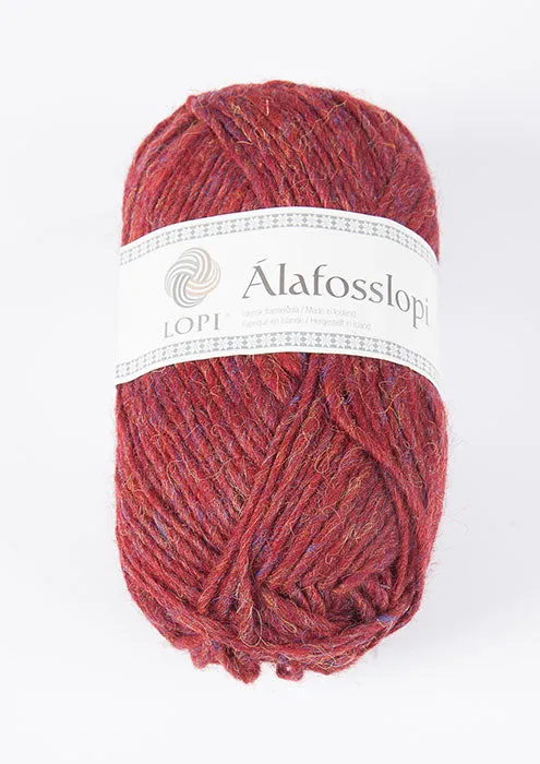 Alafoss Lopi 9962 - ruby red heather