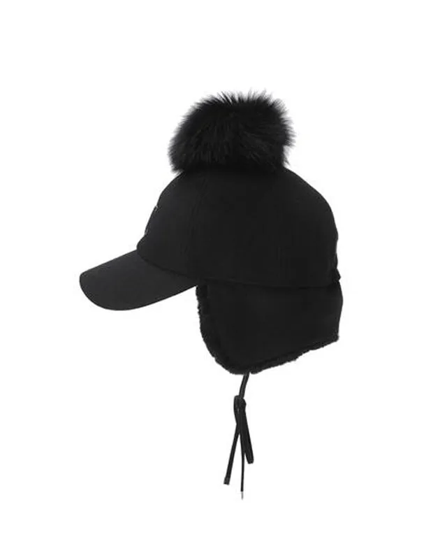 ANEW Wool Knit Ball Cap - Black