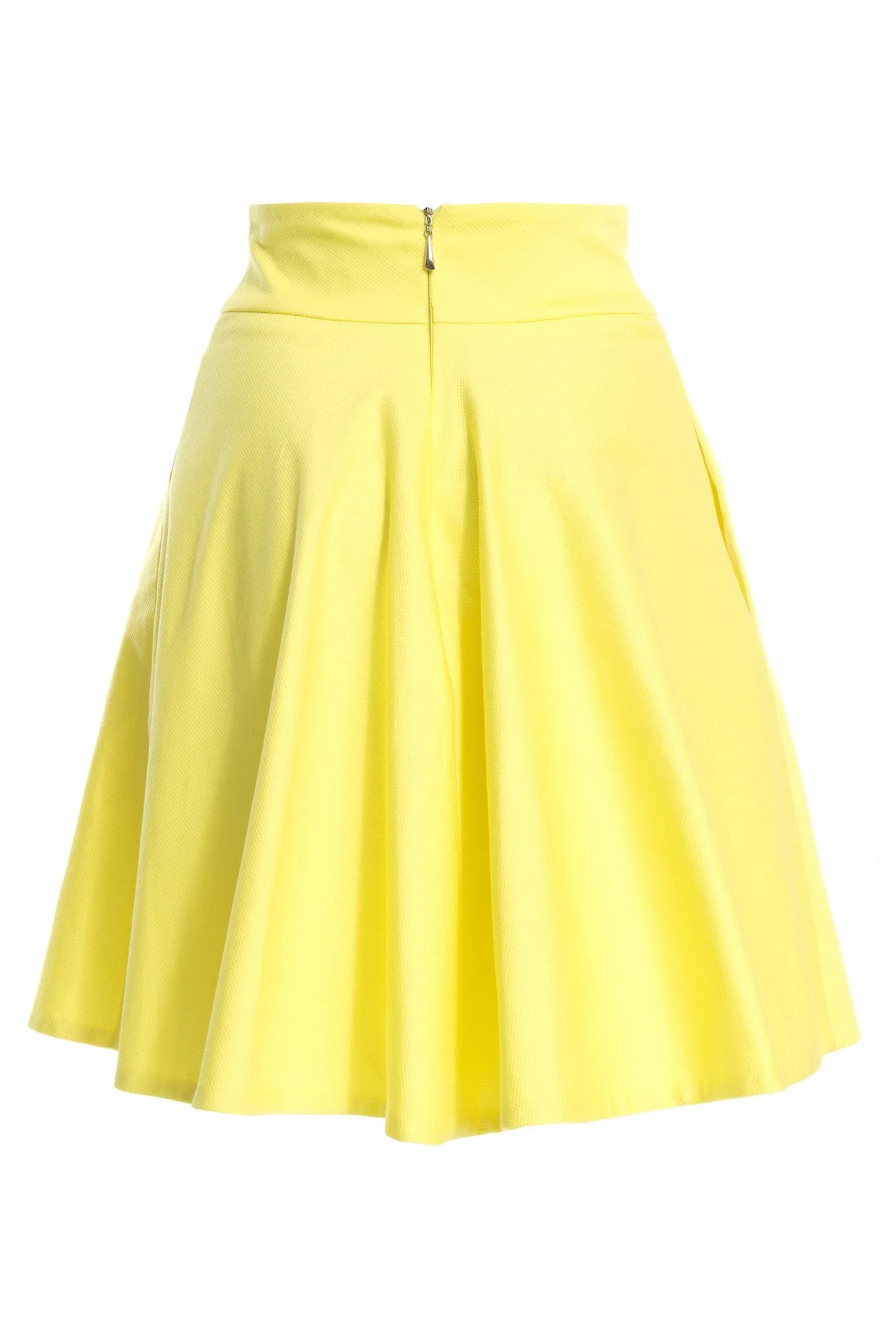 ANTHURIUM YELLOW CIRCLE SKIRT