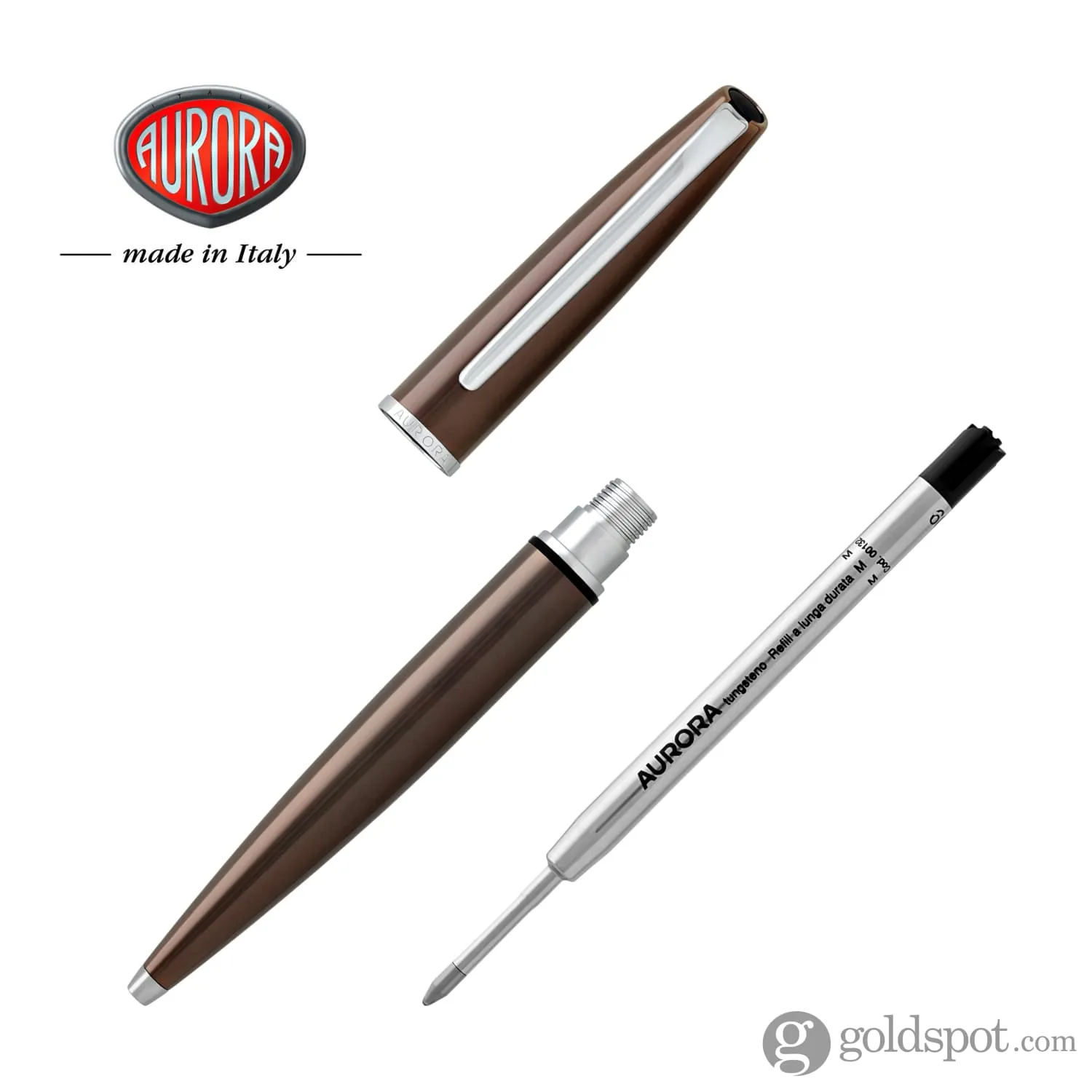 Aurora Style Ballpoint Pen in Bronze PVD