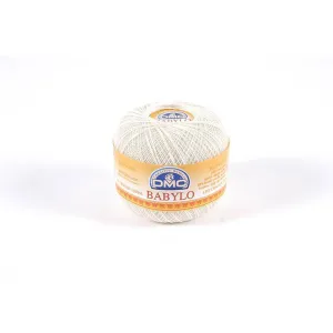 Babylo 10 Crochet Thread Balls 50G, Winter White