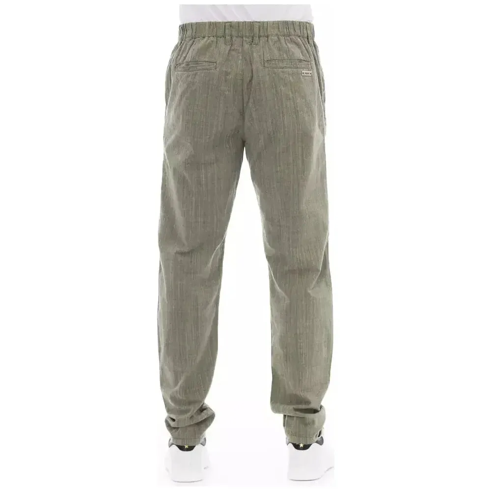 Baldinini Trend Army Cotton Men Pant