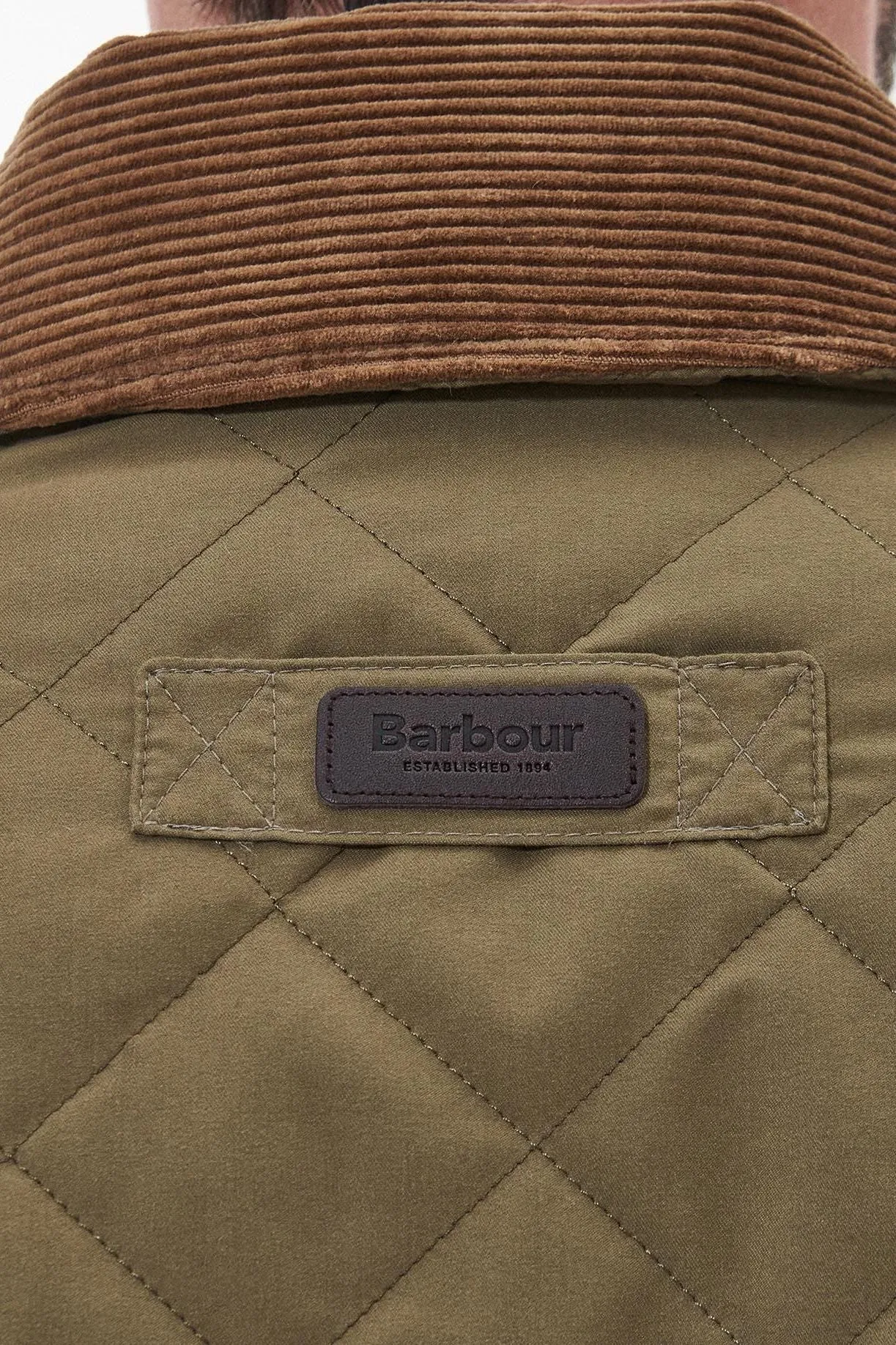 Barbour Burton waterproof, breathable Quilt in Olive MQU1306OL52