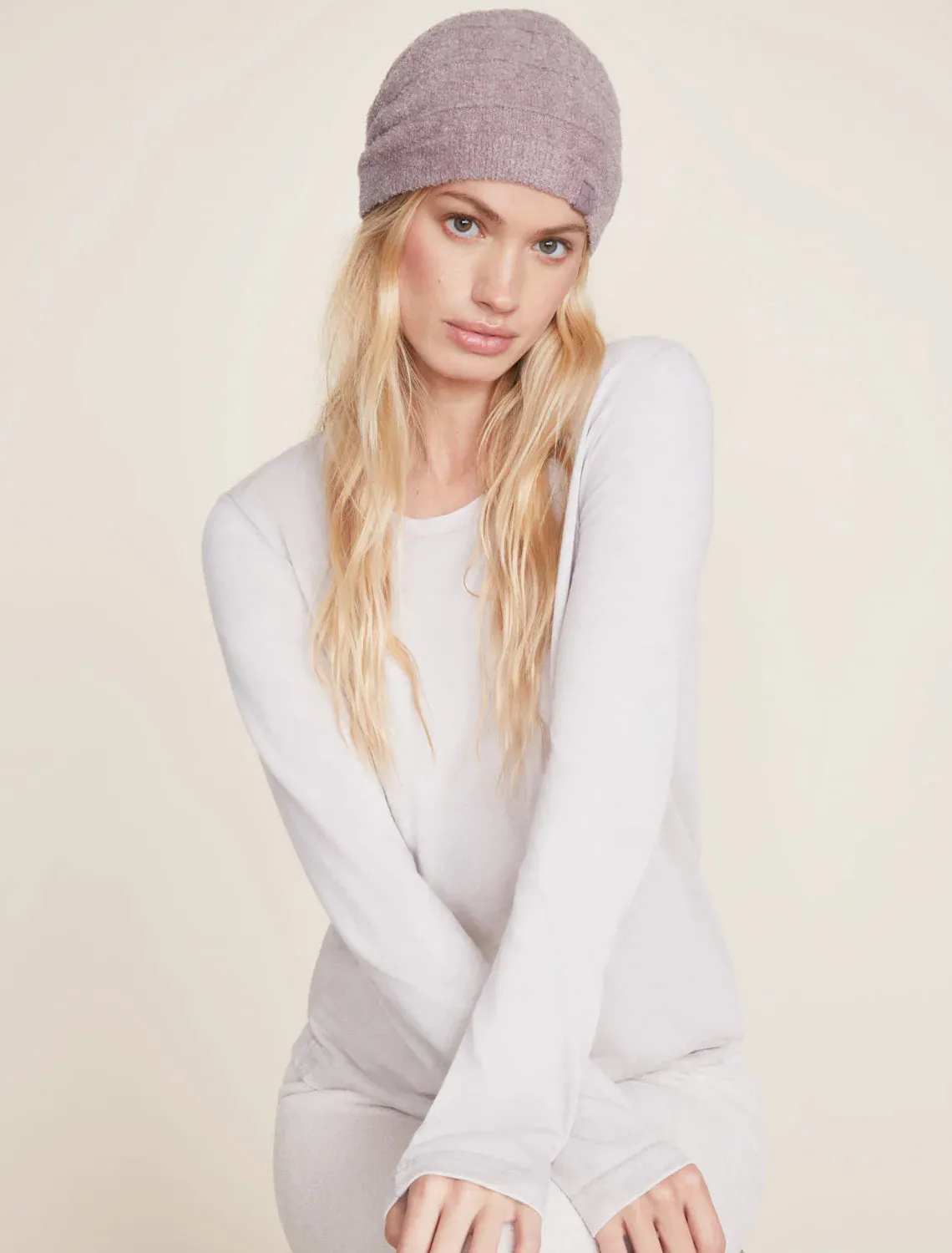 Barefoot Dreams- CozyChic Lite® Pinched Stripe Beanie