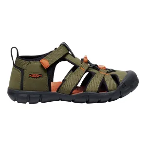 Big Kids' Seacamp II CNX Dark Olive/Gold Flame