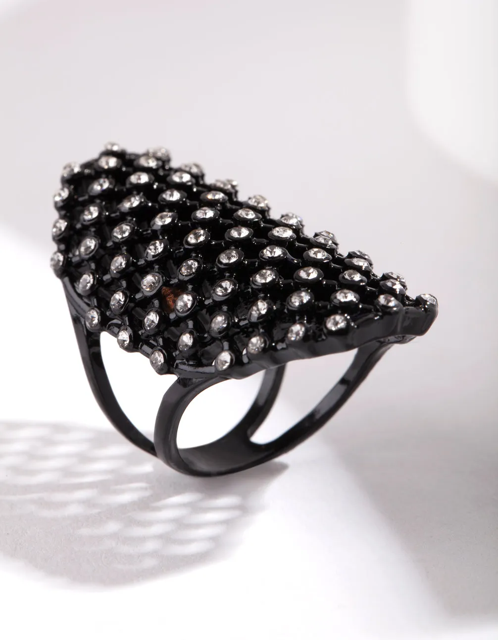 Black Mesh Ring