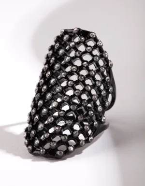 Black Mesh Ring