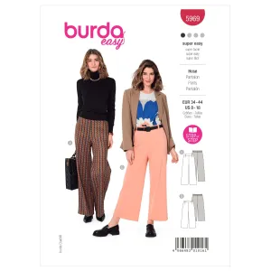 Burda Pattern 5969 Misses' Skirt/Pants