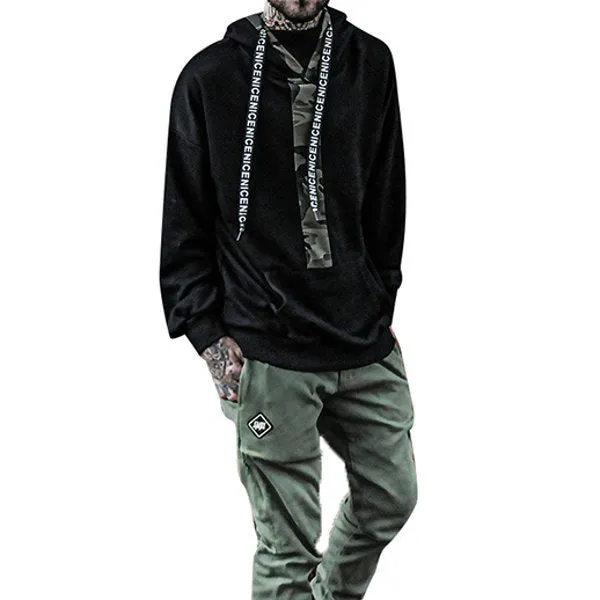 Camouflage Printed Loose Fit Hoodies