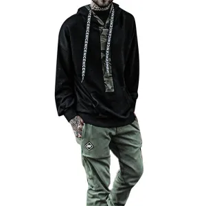 Camouflage Printed Loose Fit Hoodies