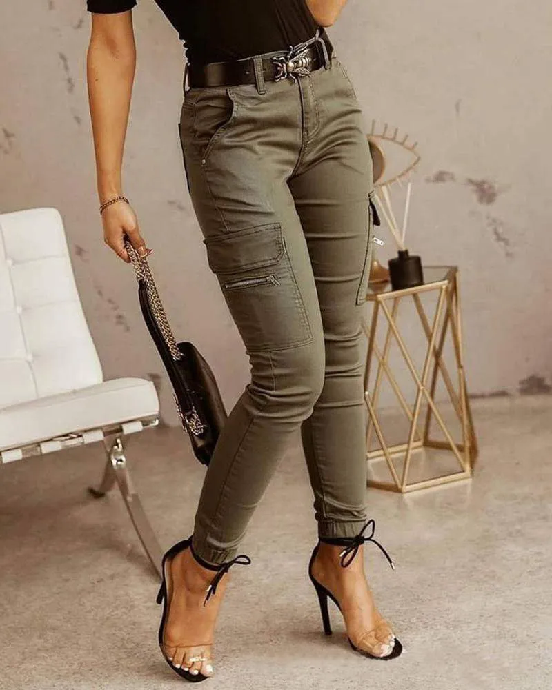 Cargo Pants - Trendy - Slim Fit - Durable Material - Perfect for Casual and Chic Occasions