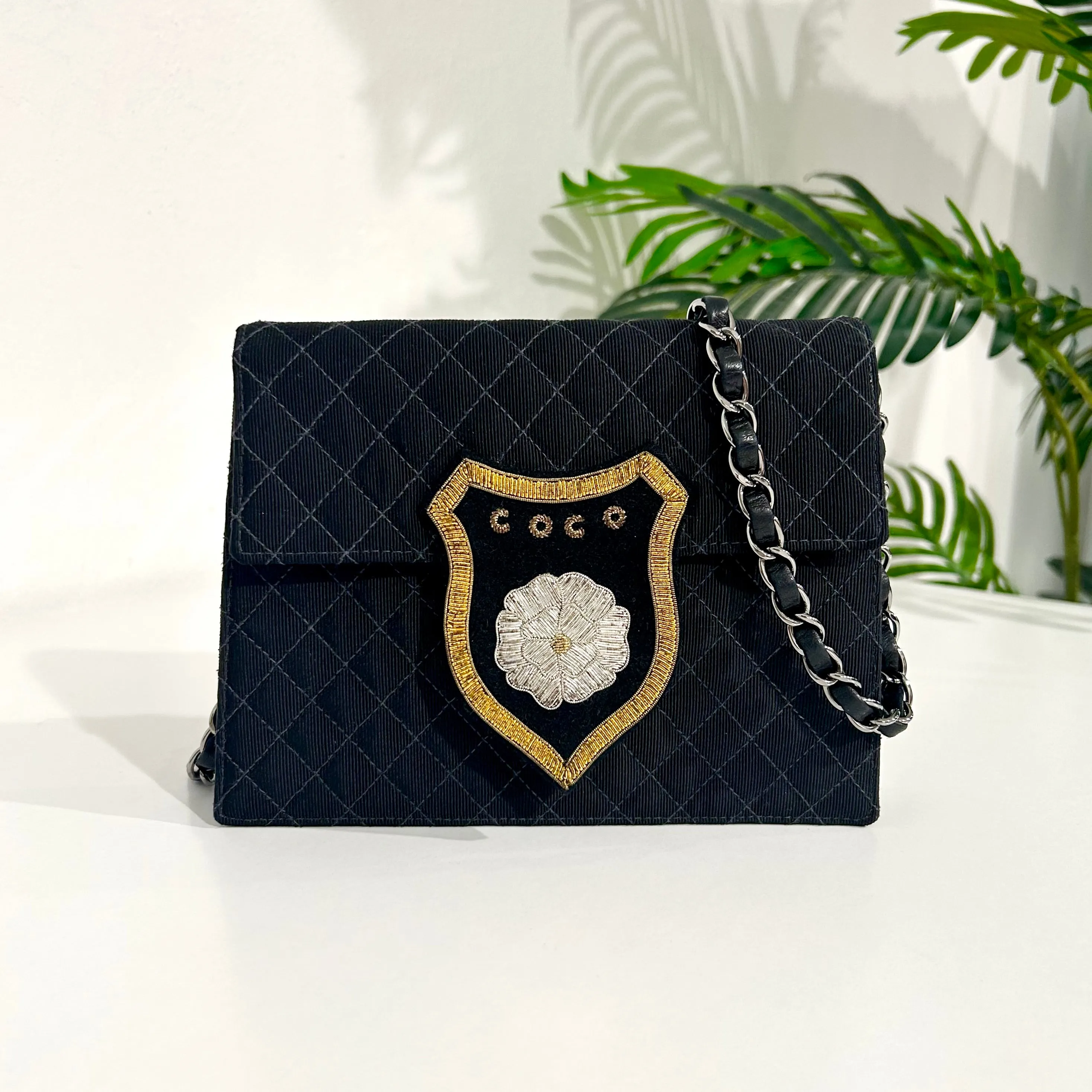 Chanel Coco Crest Flap Bag