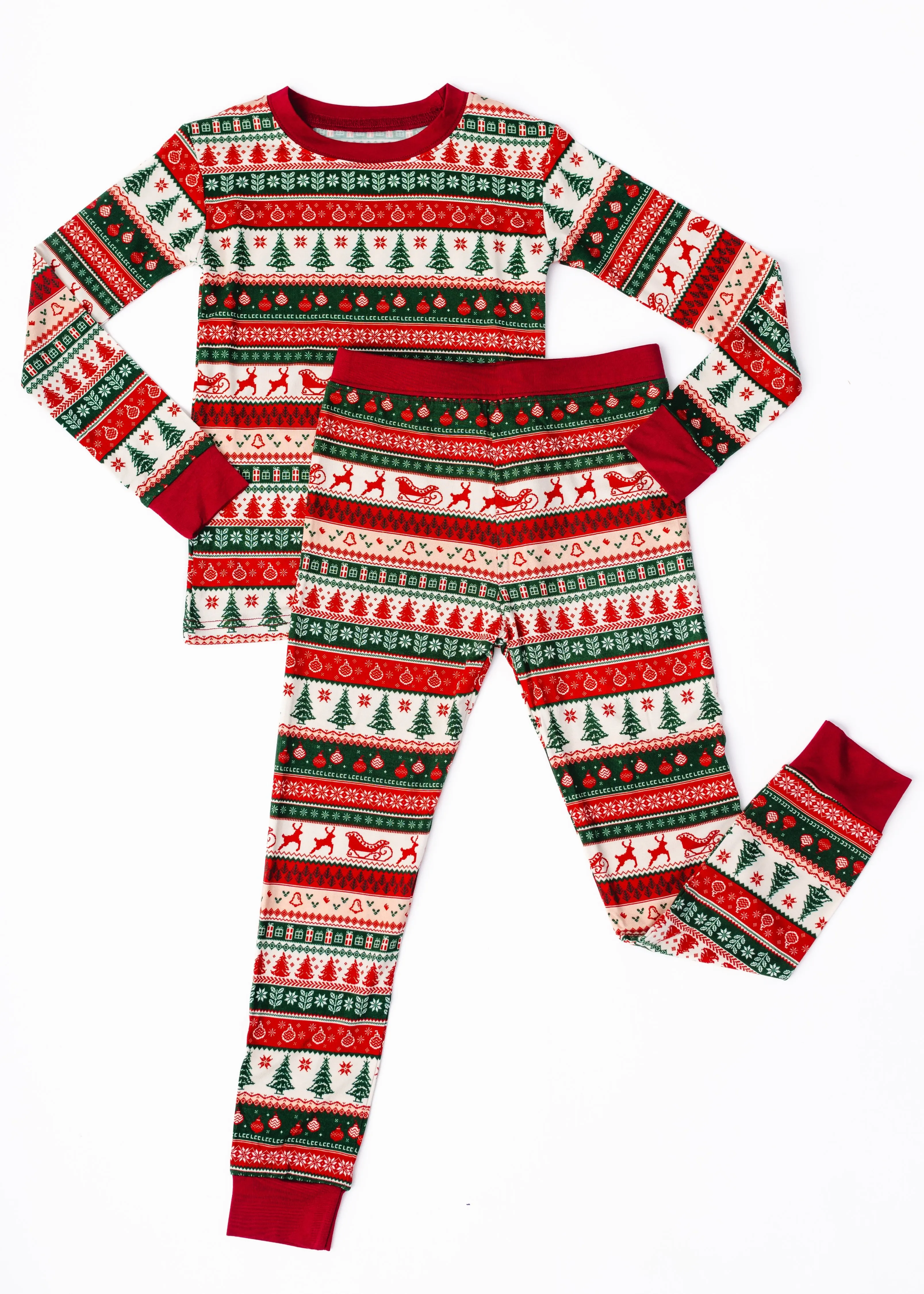 Classic Christmas Bamboo Jammies