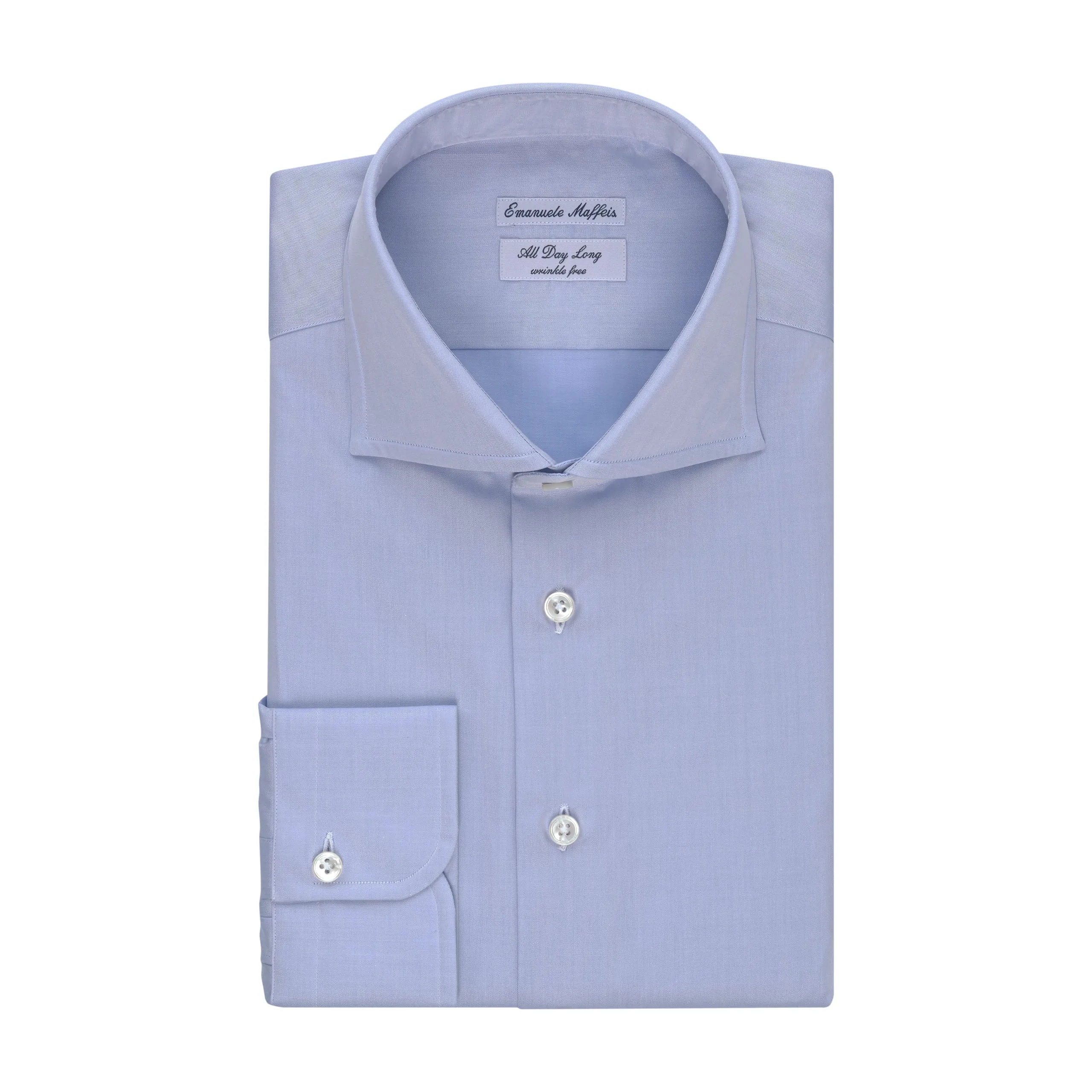 Classic Cotton Shirt in Light Blue