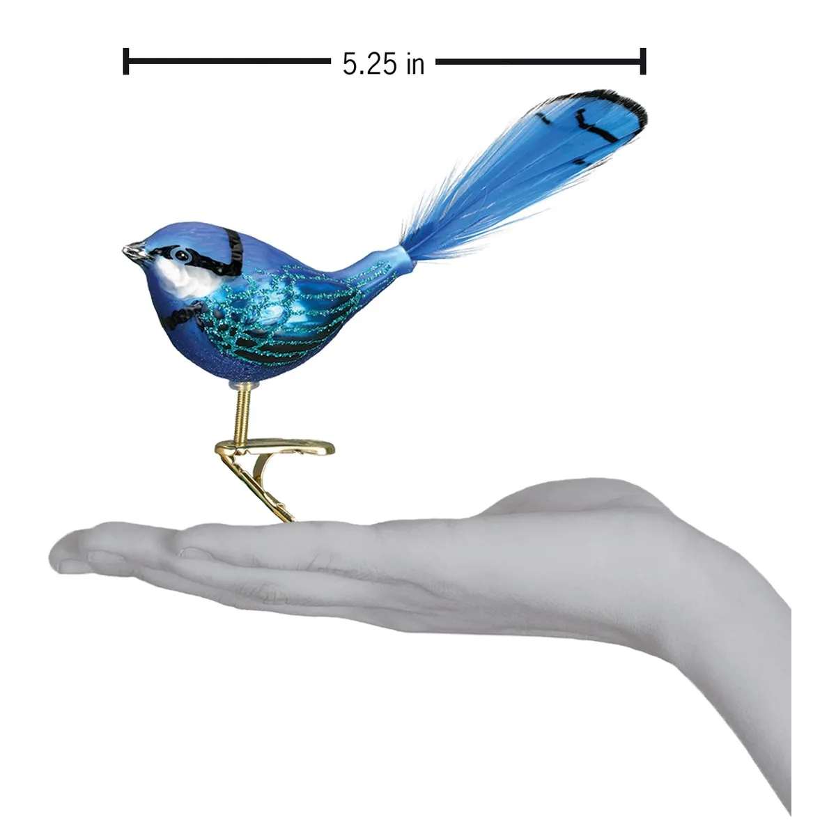 Clip-On Fairy Wren Ornament