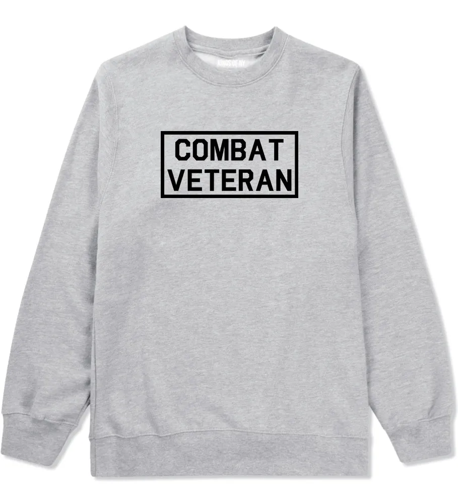 Combat Veteran Mens Crewneck Sweatshirt