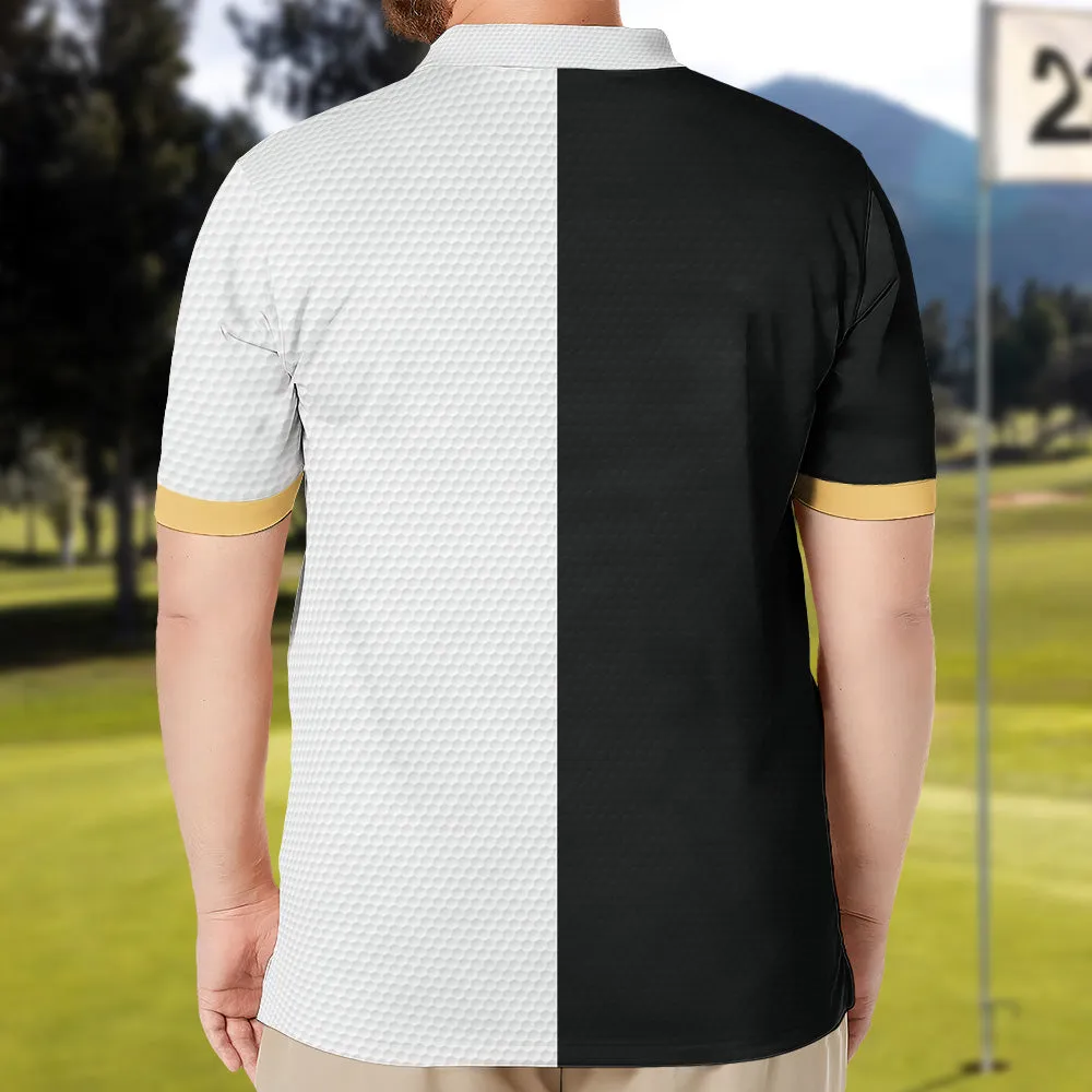 Custom Name Golf Pattern Vintage Gift For Golf Lovers Men Dad - Custom Golf Shirt