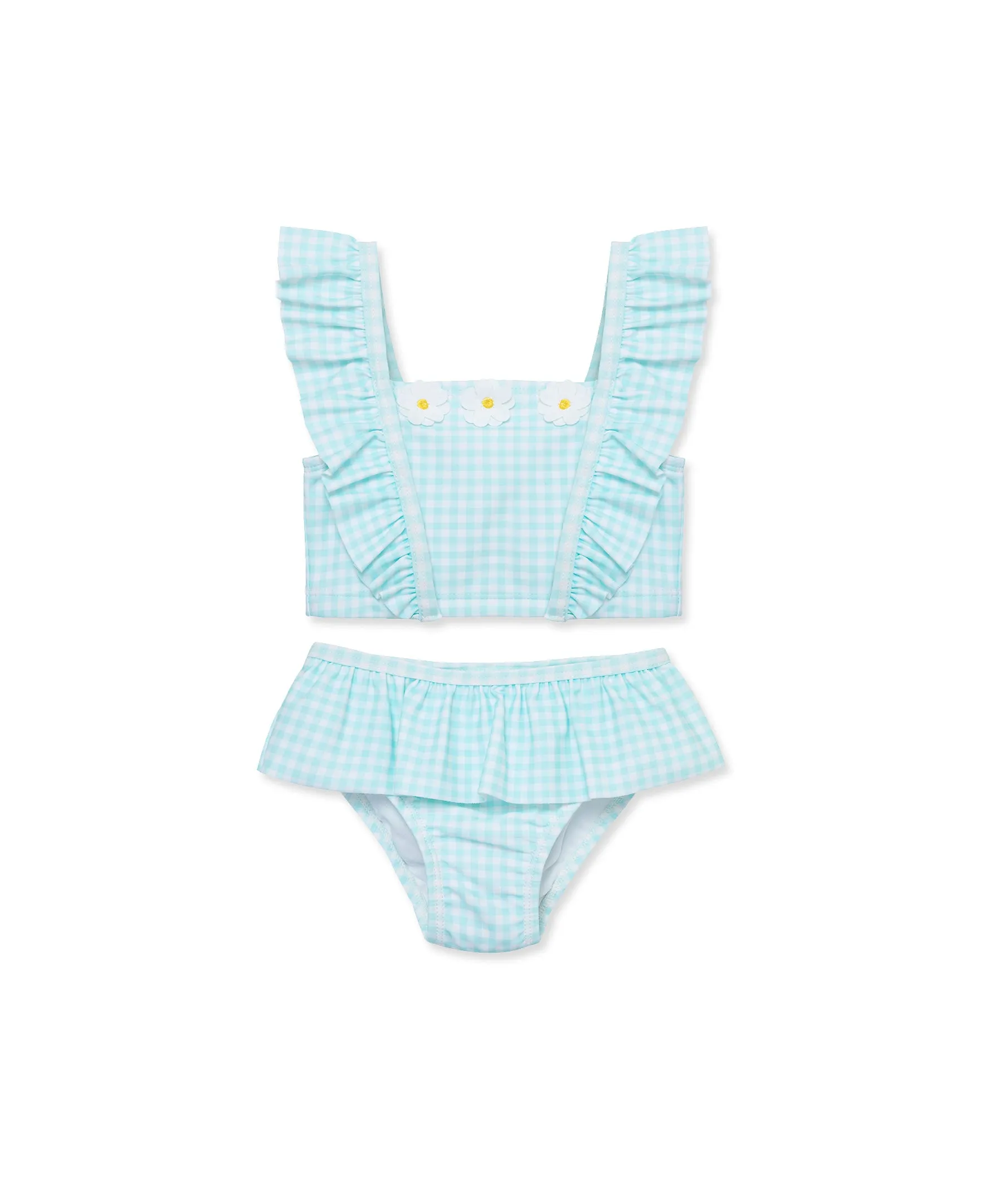 Daisy Gingham Toddler Swimsuit (2T-4T)