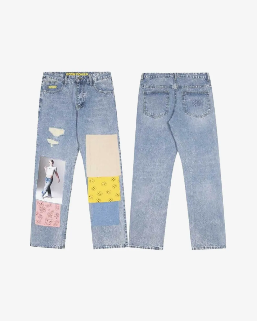 Drew House Denim Patch Jeans