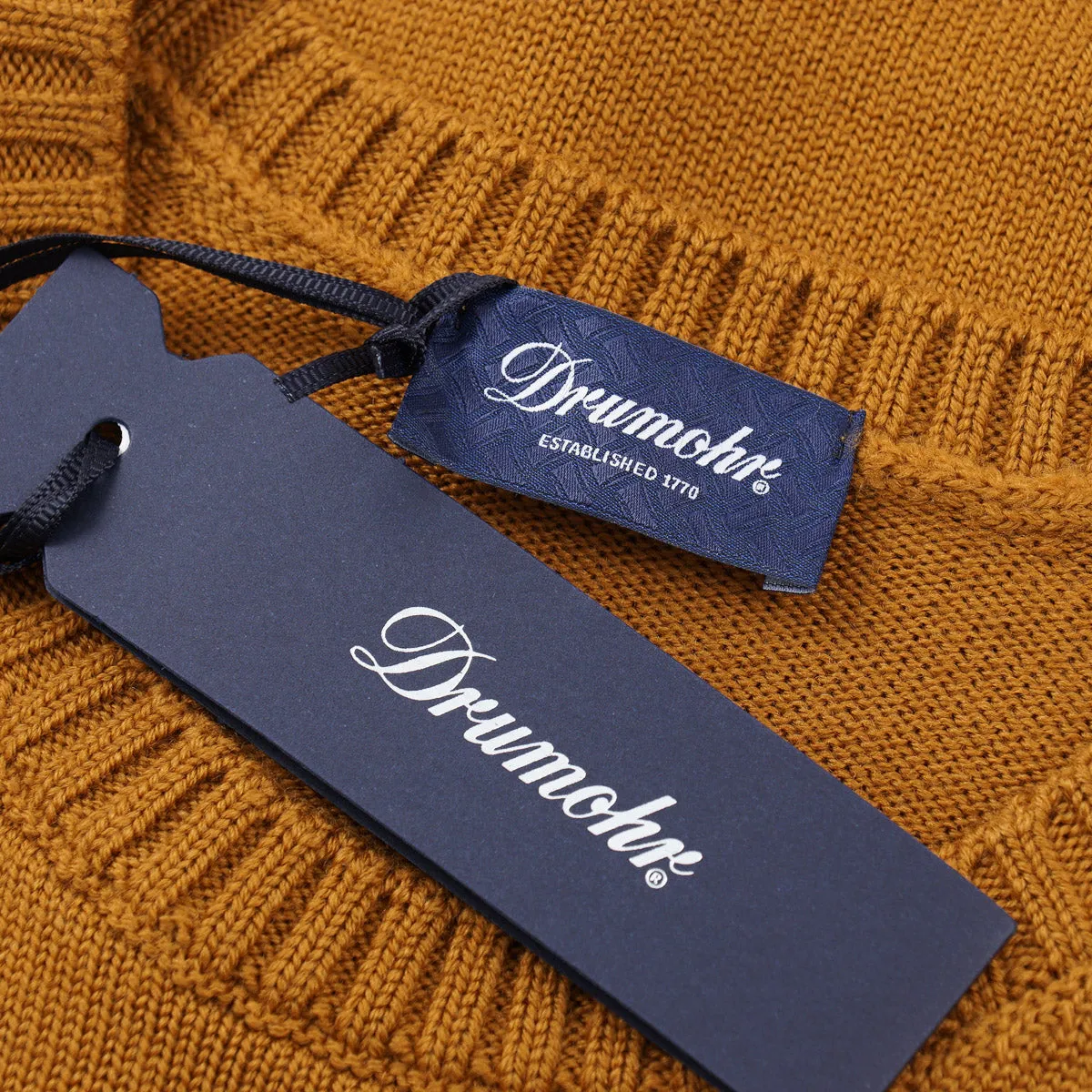 Drumohr Plush Knit Merino Wool Sweater