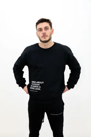 Earth Unisex Sweatshirt Nero