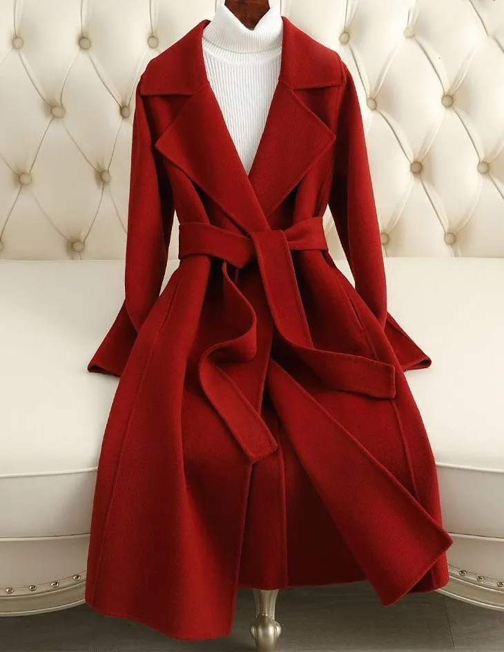 Elegant Belted Coat