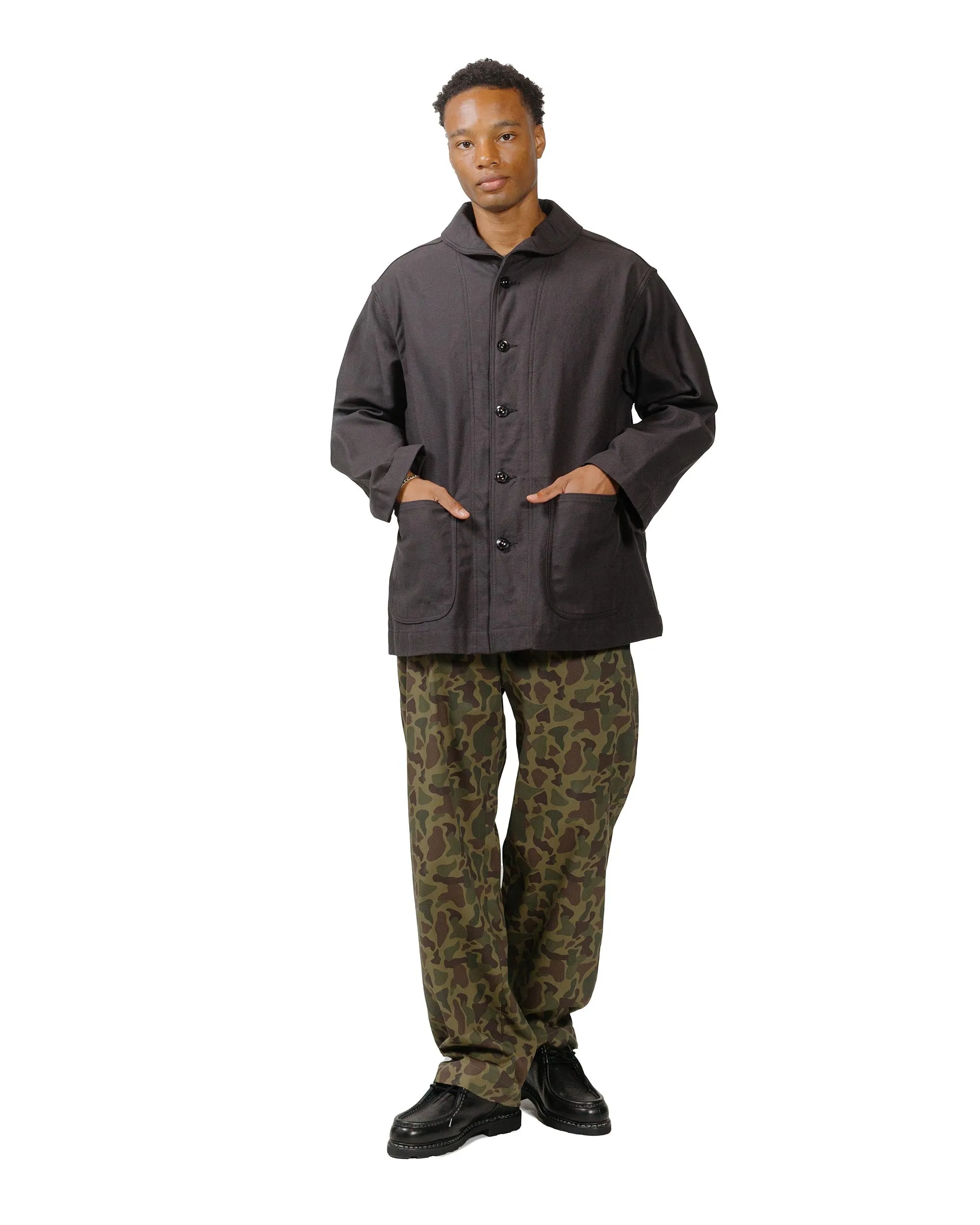 Engineered Garments Workaday Chino Pant Olive Camo 6.5oz Flat Twill