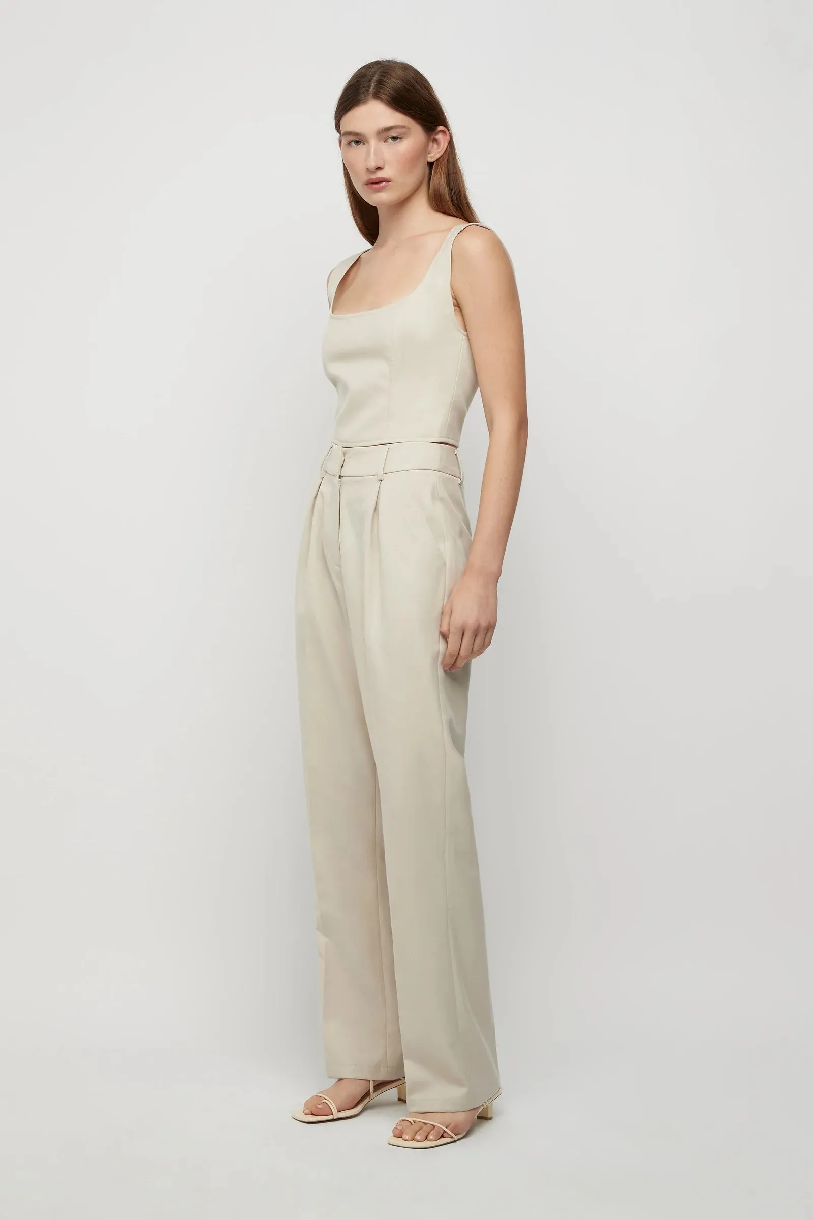 Filippa Trousers in Winter White