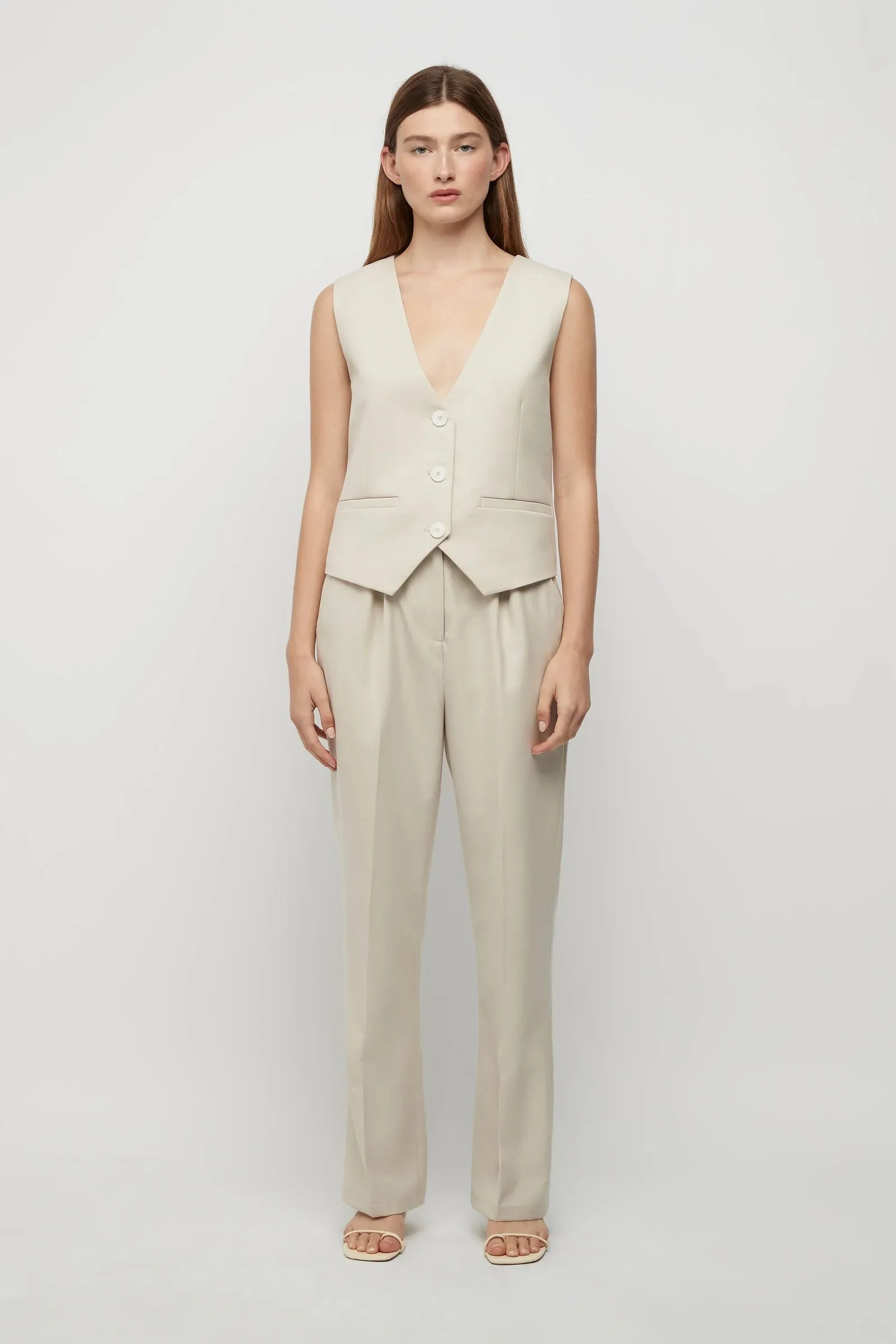 Filippa Vest in Winter White