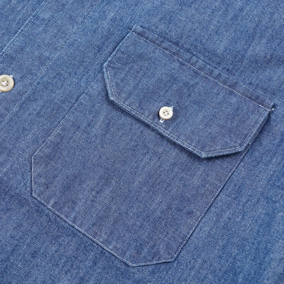 Finamore Tailored-Fit Denim Shirt