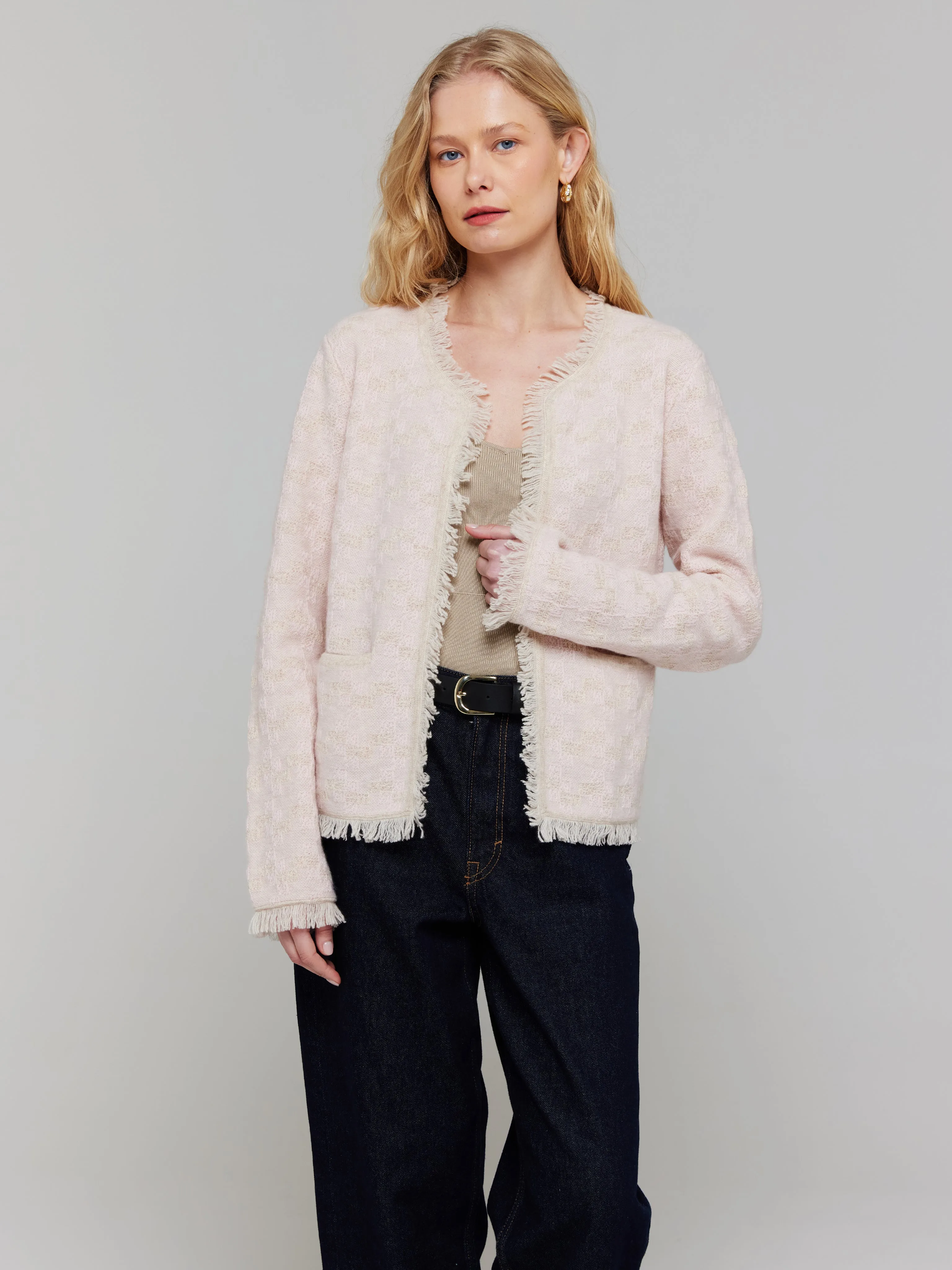 Gabriella Woven Cashmere Jacket