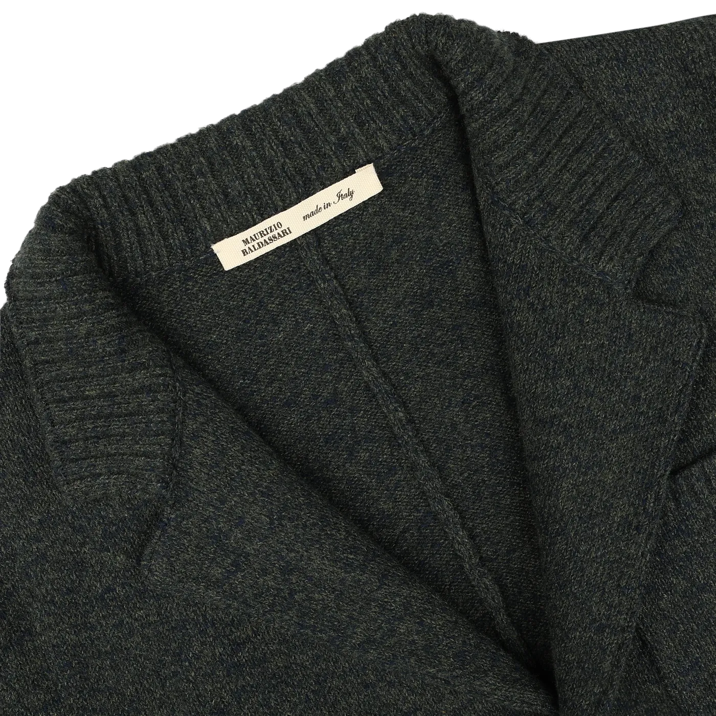 Green Melange Winter Wool Mouline Swacket