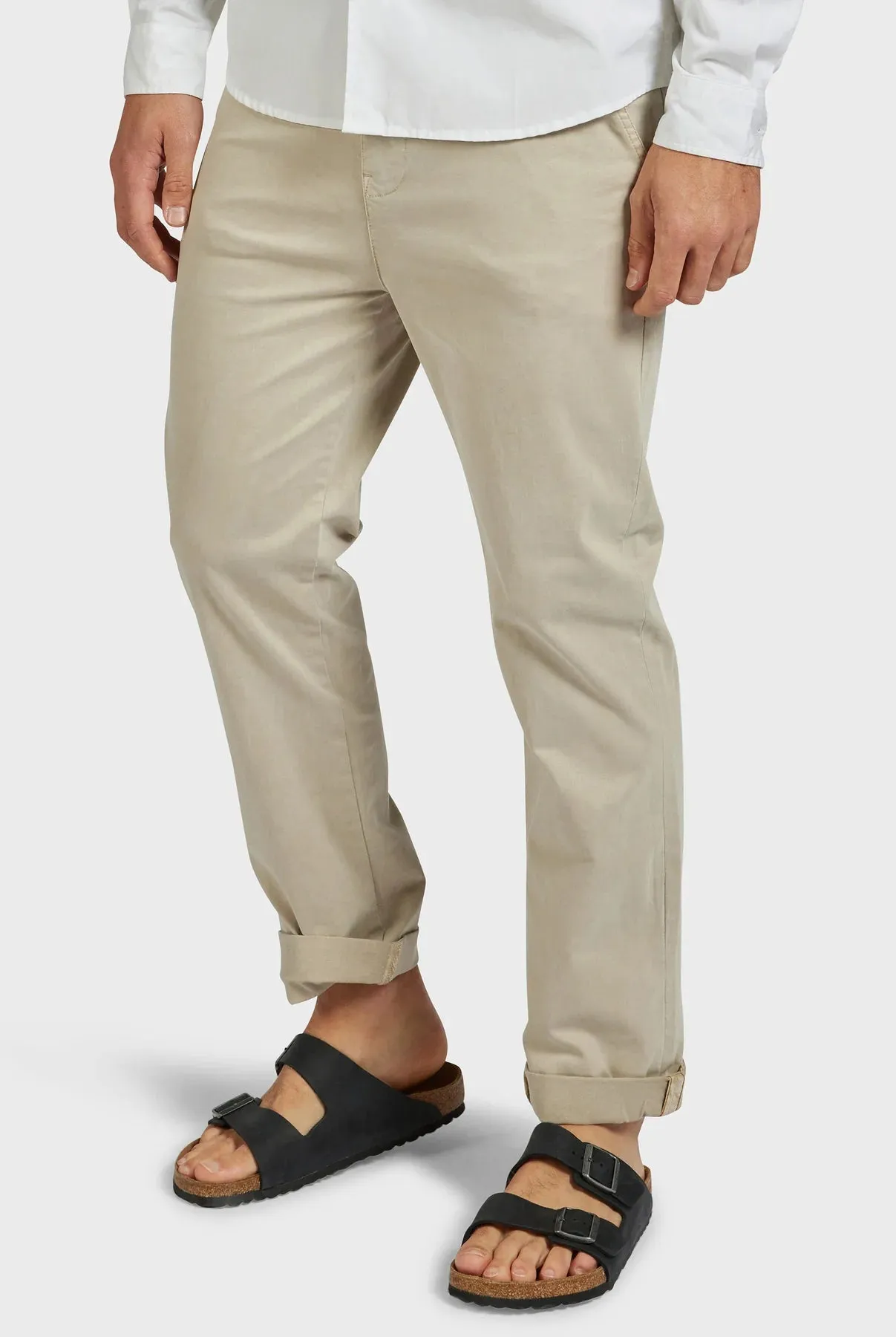 Hudson Straight Chino in Winter White