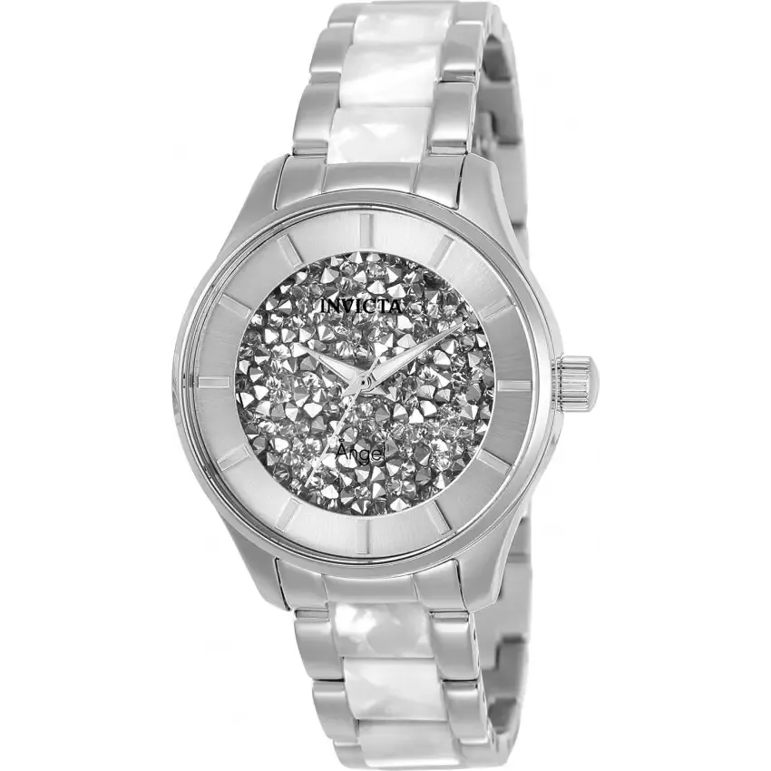 Invicta Women's Angel Quartz Two Tone Stainless Steel 100m Watch 25246