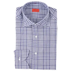 Isaia 'Mix' Tailored-Fit Cotton Shirt