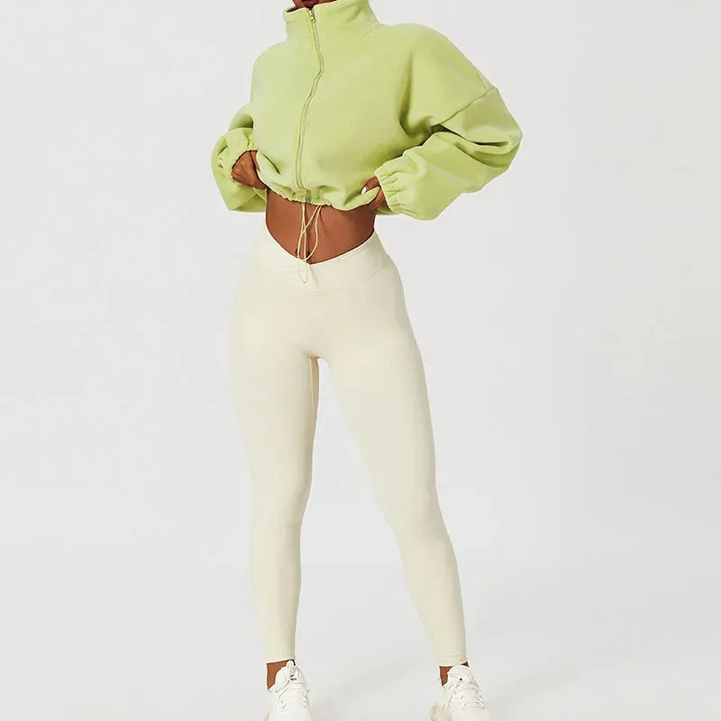 Ivyshape | Cropped Cozy Fleece