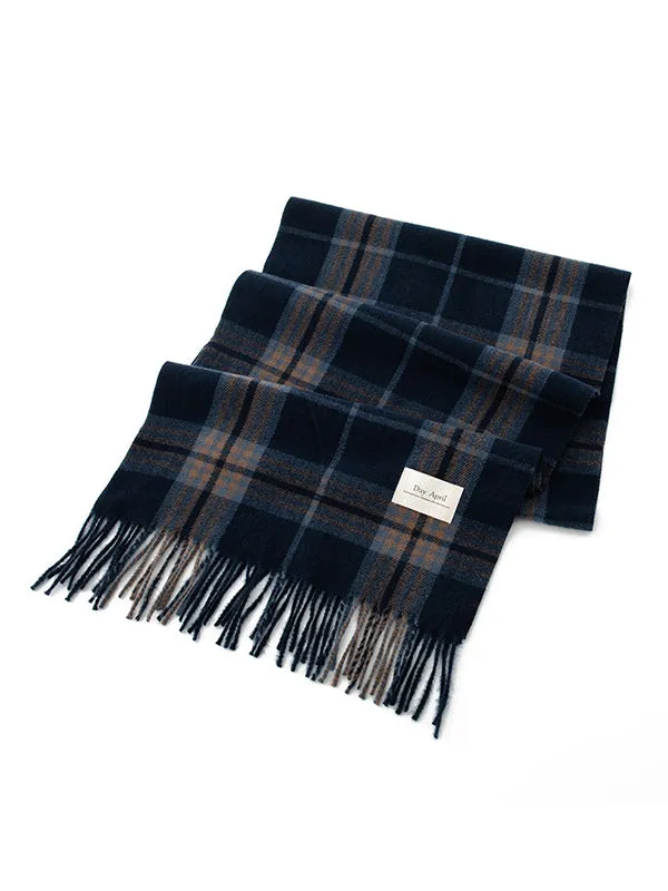 Keep Warm Plaid Tasseled Shawl&Scarf