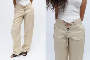 Linen Spiral Trouser