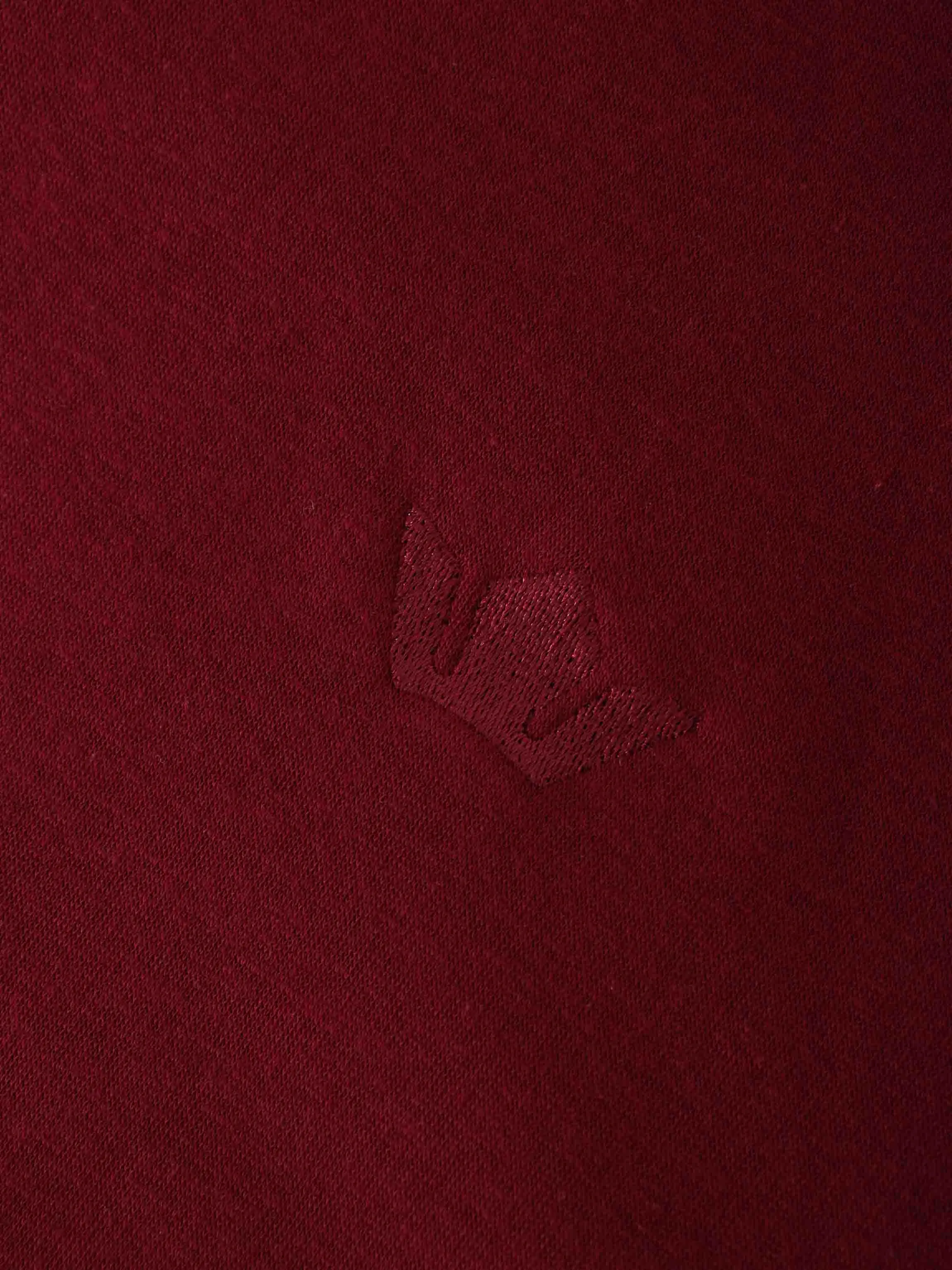 Logo Sweatshirt-Burgundy