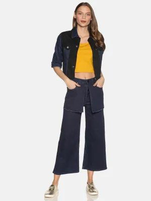 Loose A-Lined Culottes With Skirt Layer Attachnent From Waist Women