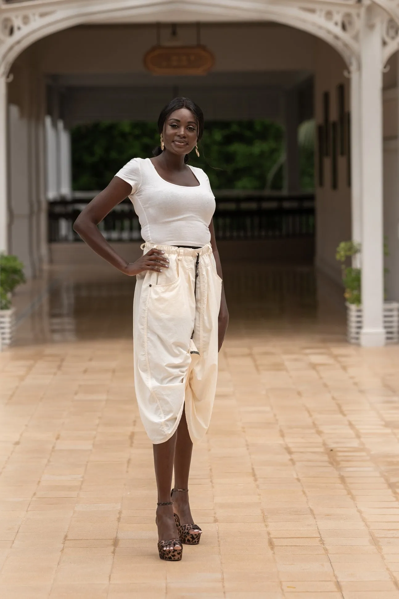 Macabi Slim Skirt - Off White