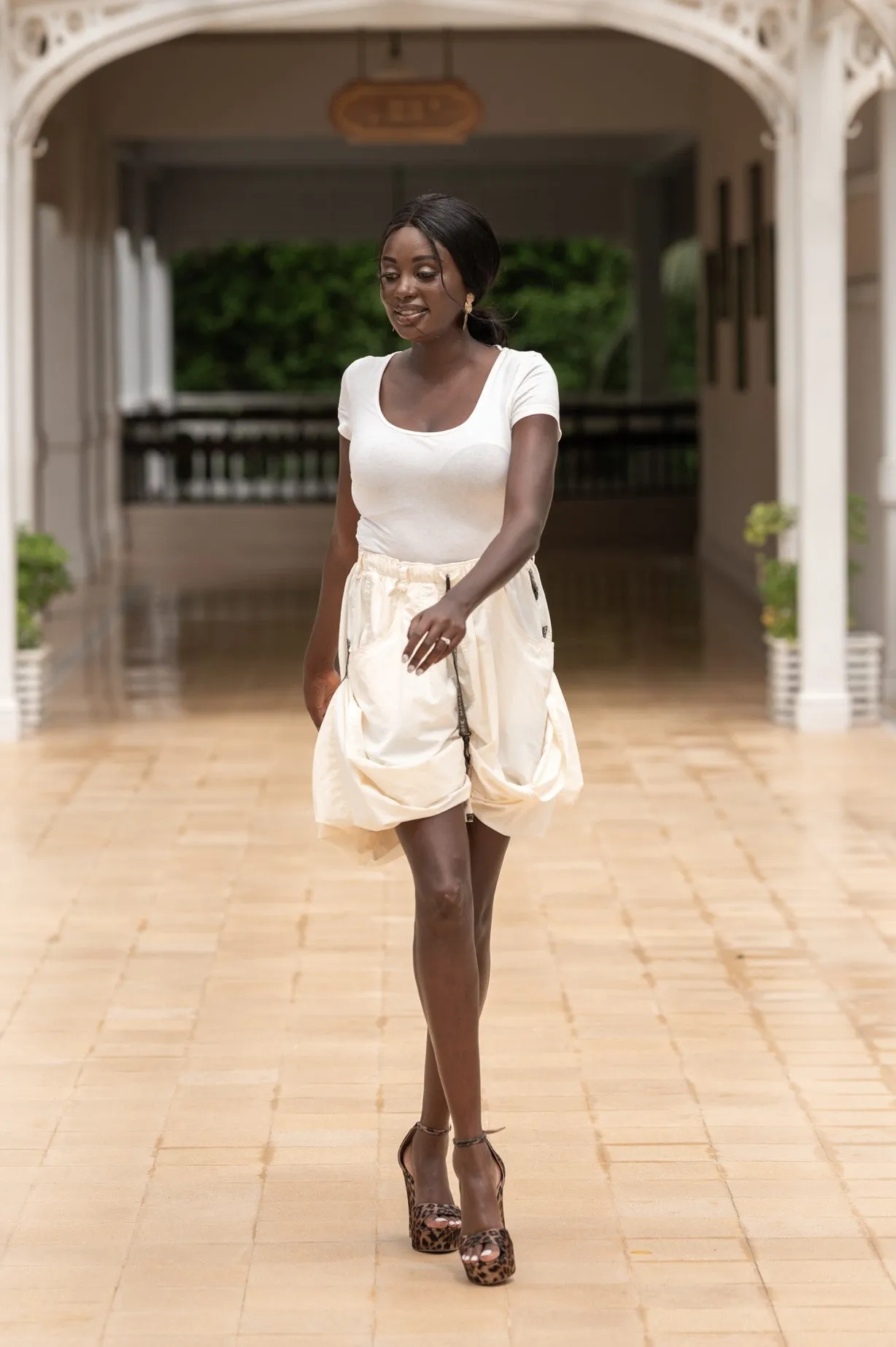 Macabi Slim Skirt - Off White