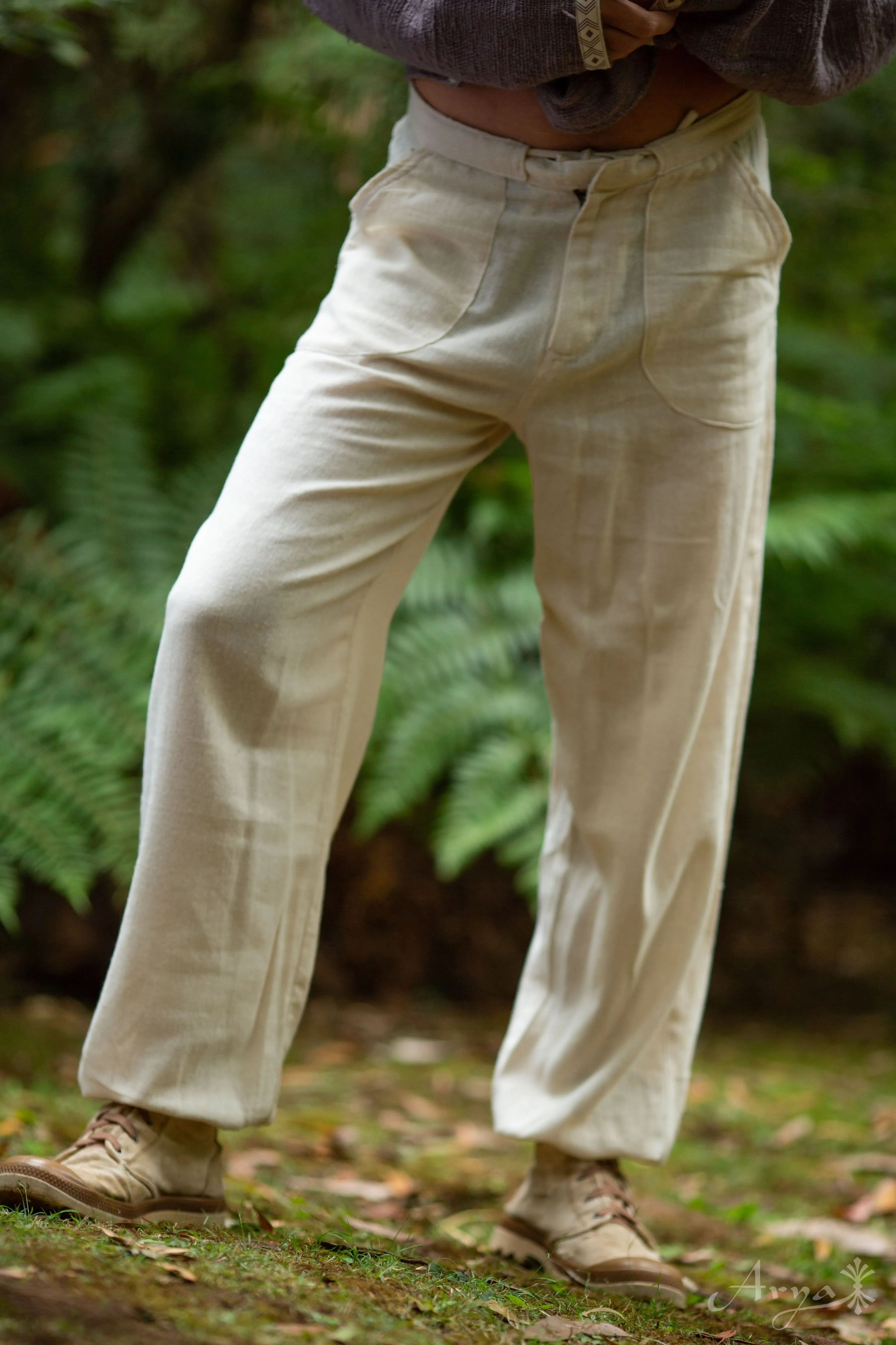 Marial Pants for Men - Cream