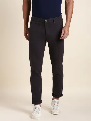 Men's Dark Grey Chino Smart Casual Look For Season Essential